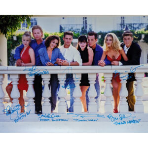 90210 Cast Autographed Photo #2 (16x20) W Beckett and Character Name