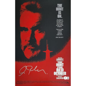 Alec Baldwin Autographed Hunt For Red October Mini Poster (11x17)