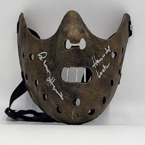 Anthony Hopkins Autographed Hannibal Lecter mask w CN