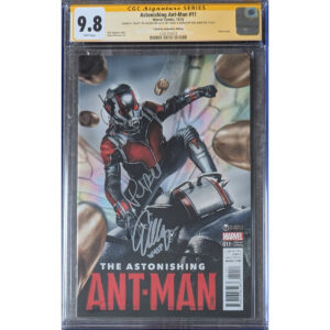 Astonishing Ant-Man #11 CGC 9.8 Signed by Lilly and Rudd