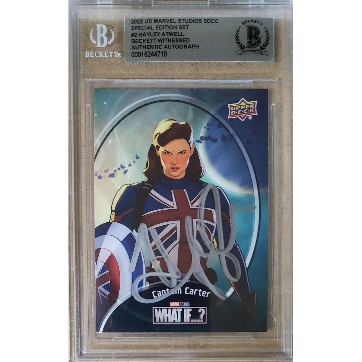 Hayley Atwell Signed Marvel Studios SDCC Special Edition Card #2