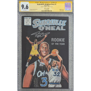 Basketball's Brightest Stars #1 silver foil variant__CGC 9.6 SS__Signed by Shaquille O'Neal