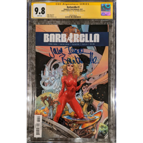 Barbarella #1 CGC 9.8 SS Signed by Jane Fonda