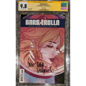 Barbarella #1 variant CGC 9.8 SS Signed by Jane Fonda
