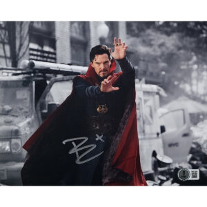 Benedict Cumberbatch Autographed Photo #5 (8x10) Black & White Background