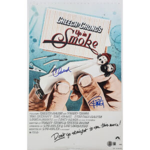 Cheech Marin and Tommy Chong Autographed Mini-Poster #1 (11x17)
