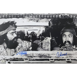 Cheech Marin and Tommy Chong Autographed Photo #1 (11x17)