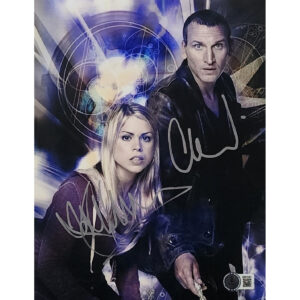 Christopher Eccleston and Billie Piper Autographed Photo #2 (8x10)