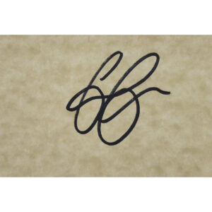 Emilia Clarke signed "cut" card