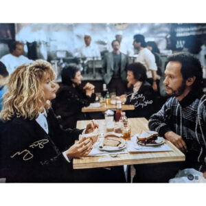Billy Crystal and Meg Ryan signed When Harry Met Sally Photo