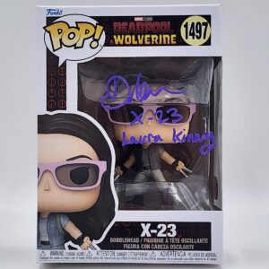 Dafne Keen Autographed X-23 Funko (1497) w X-23 and Laura Kinney Character Name
