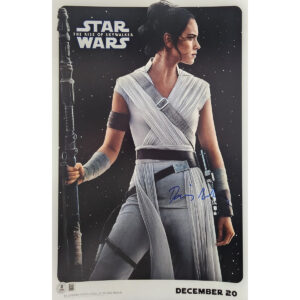 Daisy Ridley Autographed Mini-Poster #3 (11x17)