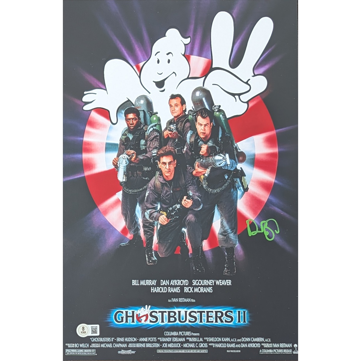 Dan Aykroyd Signed Mini-Poster #7
