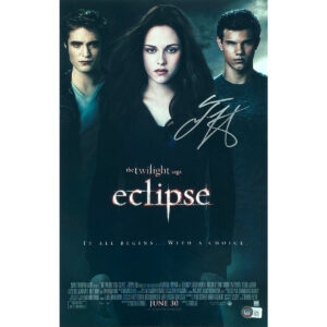 Taylor Lautner Signed "Eclipse" Mini-Poster #1 W/ BAS (11x17)