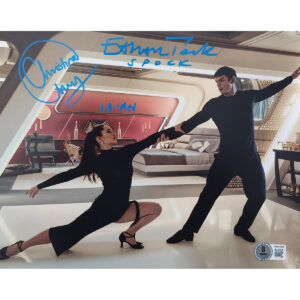 Ethan Peck and Christina Chong Dual Signed Photo #1 (8x10) w Character Names