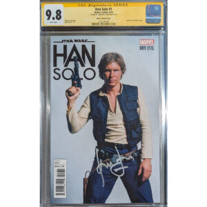 Han Solo #1 CGC 9.8 SS Signed by Harrison Ford