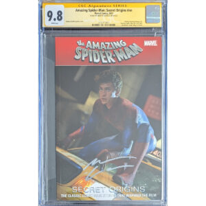 Amazing Spider-Man Secret origins CGC 9.8 SS Signed by Andrew Garfield