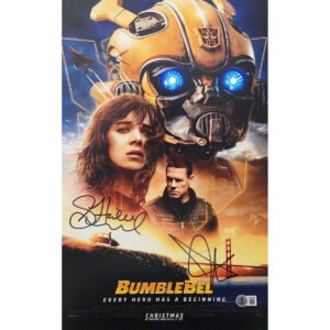 Hailee Steinfeld and John Cena Autgographed Bumblebee Mini-Poster (11x17)