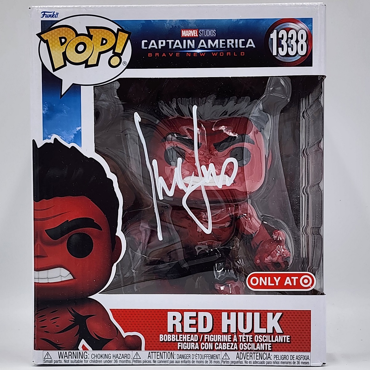 Harrison Ford Autographed Oversize Red Hulk Funko (1338) - 1 in stock