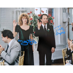 Billy Crystal and Meg Ryan signed When Harry Met Sally Photo