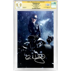 Catwoman #41 Photo CGC 9.9 SS Signed by Anne Hathaway
