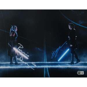 Hayden Christensen and Rosario Dawson Dual Autographed Photo #1 (11x14) W Beckett