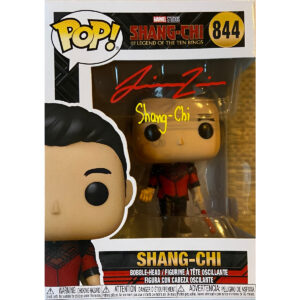 Simu Liu signed Shang-Chi Funko w/ character name