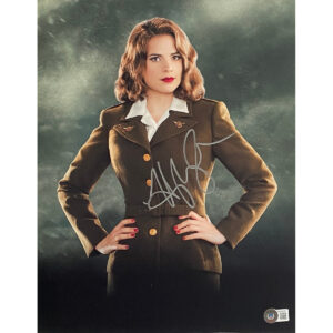Hayley Atwell signed Agent Carter #2 photo