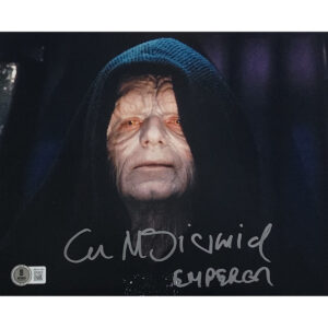 Ian McDiarmid Autographed Photo #3 (8x10) w Beckett and Emperor
