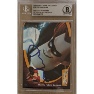 Jason Lee signed Pixar Treasures Card DPT120