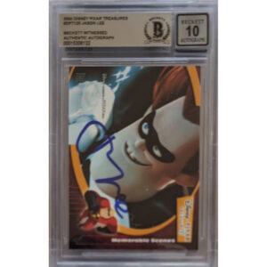 Jason Lee signed Pixar Treasures Card DPT120 Auto 10