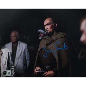 Jimmy Smits Autographed Photo #1 (8x10) in Blue