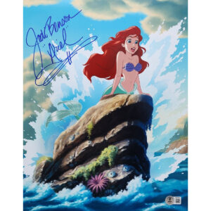 Jodi Benson Autographed Photo #1 (11x14) w Ariel CN