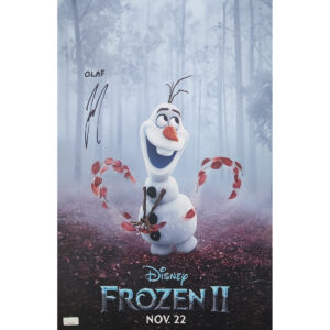 Josh Gad Autographed Mini Poster #2 (11x17) W Character Name