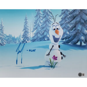 Josh Gad Autographed Photo #2 (11x14) w Beckett and Olaf