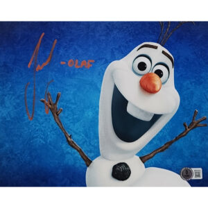 Josh Gad Autographed Photo #4 (8x10) w Beckett and Olaf