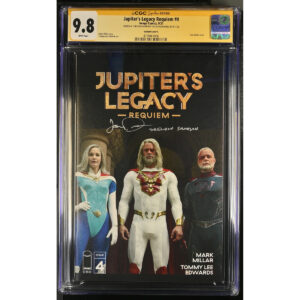 Jupiters's Legacy Requiem #4 CGC 9.8 SS Signed by Josh Duhamel