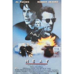 Val Kilmer Signed "Heat" Mini-Poster #1 (12x18)