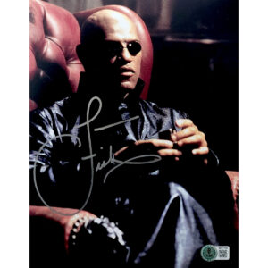 Laurence Fishburne Autographed Photo #12 (8x10) w Beckett on Front
