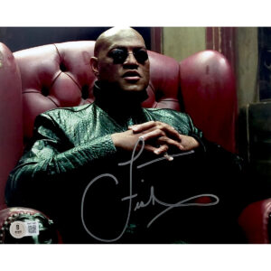 Laurence Fishburne Autographed Photo #13 (8x10) w Beckett on Front