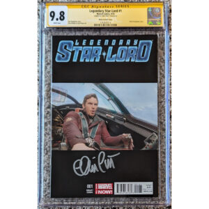 Legendary Star-Lord #1 Photo Cover_CGC 9.8 SS_signed by Chris Pratt