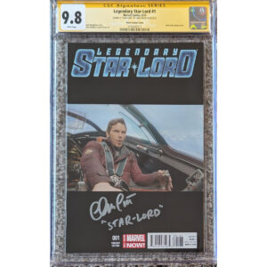 Legendary Star-Lord #1 Photo Cover_CGC 9.8 SS_signed by Chris Pratt with Star-Lord