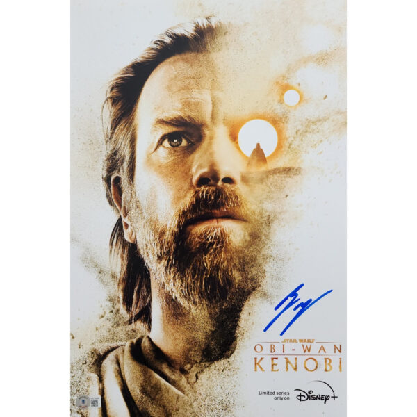 Ewan McGregor Signed Obi-Wan mini poster #2