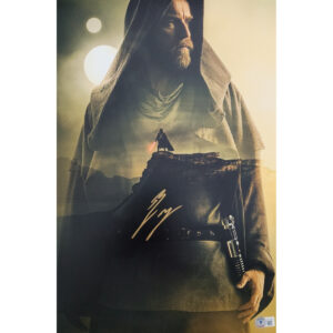 Ewan McGregor Signed Obi-Wan mini poster #3