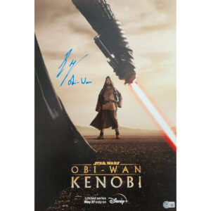 Ewan McGregor Signed Obi-Wan mini poster #5 with Character Name