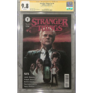 Matthew Modine signed Stranger Things Six #4 CGC 9.8