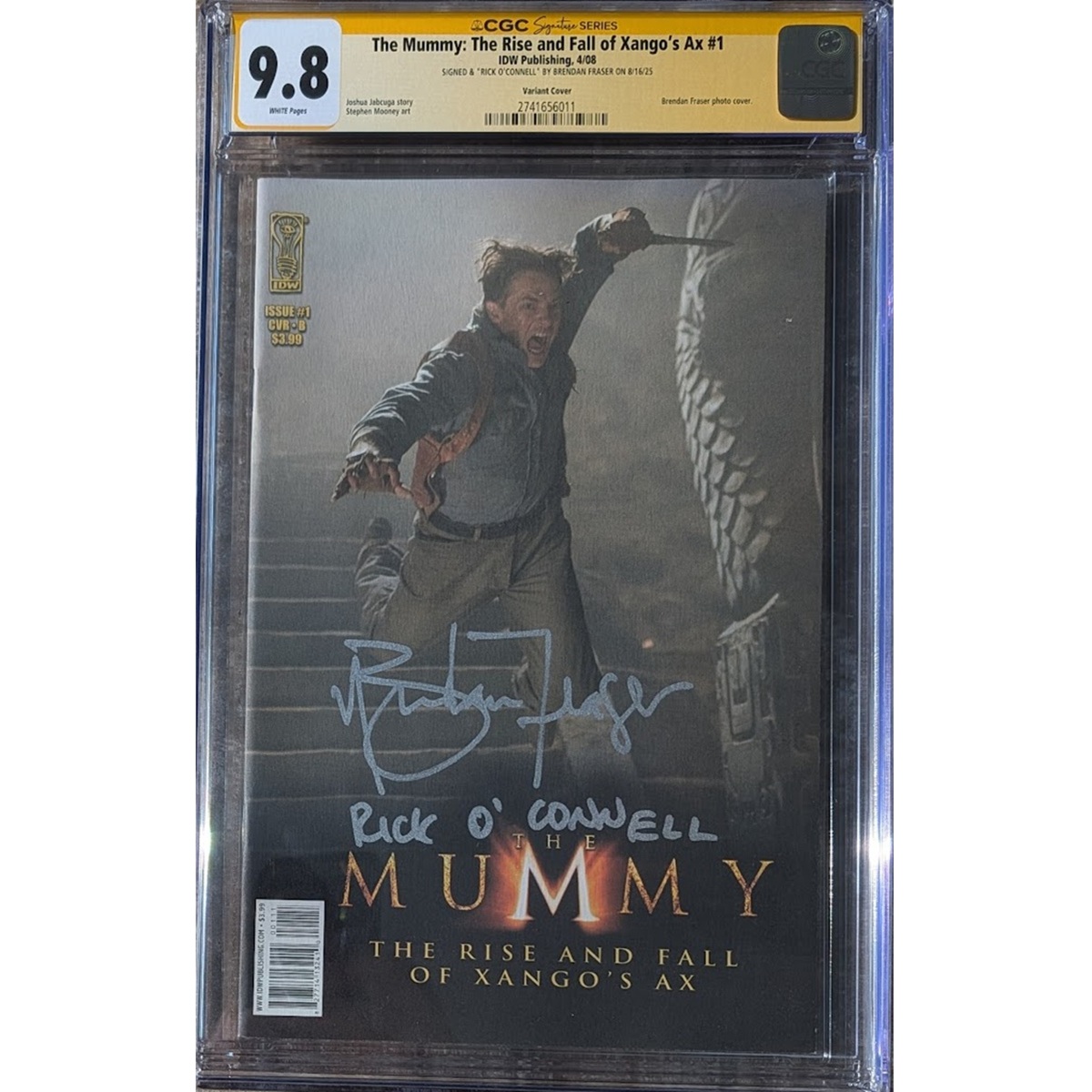 Mummy Xangos Variant Ax #1 CGC SS Fraser