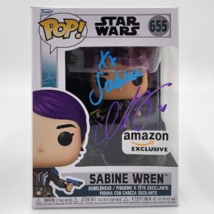 Natasha Liu Bordizzo Autographed Sabine Wren Funko (655) W Character Name