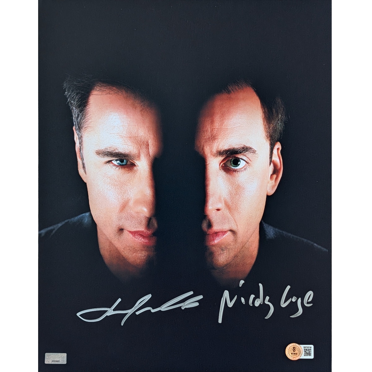 Nic Cage and John Travolta Signed Photo #1 (11x14)