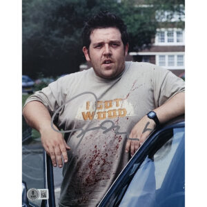 Nick Frost Autographed Photo #1 (8x10) w Beckett on Front